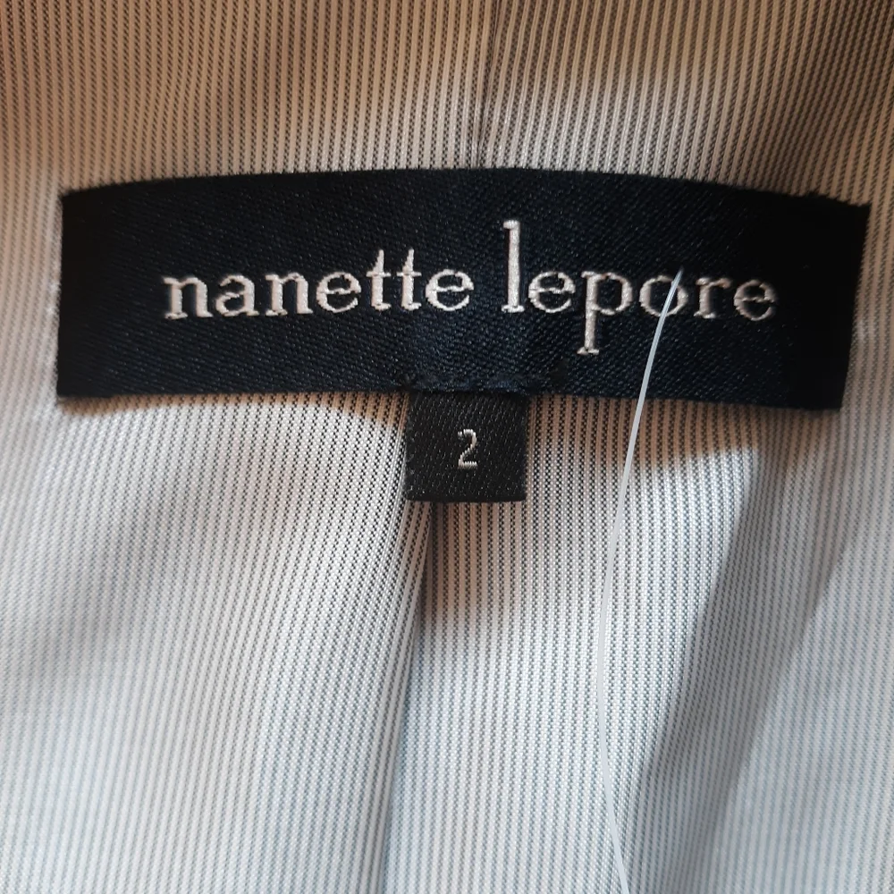 NWOT-Nanette Lepore Cotton & Linen Jacket - Picture 5 of 6